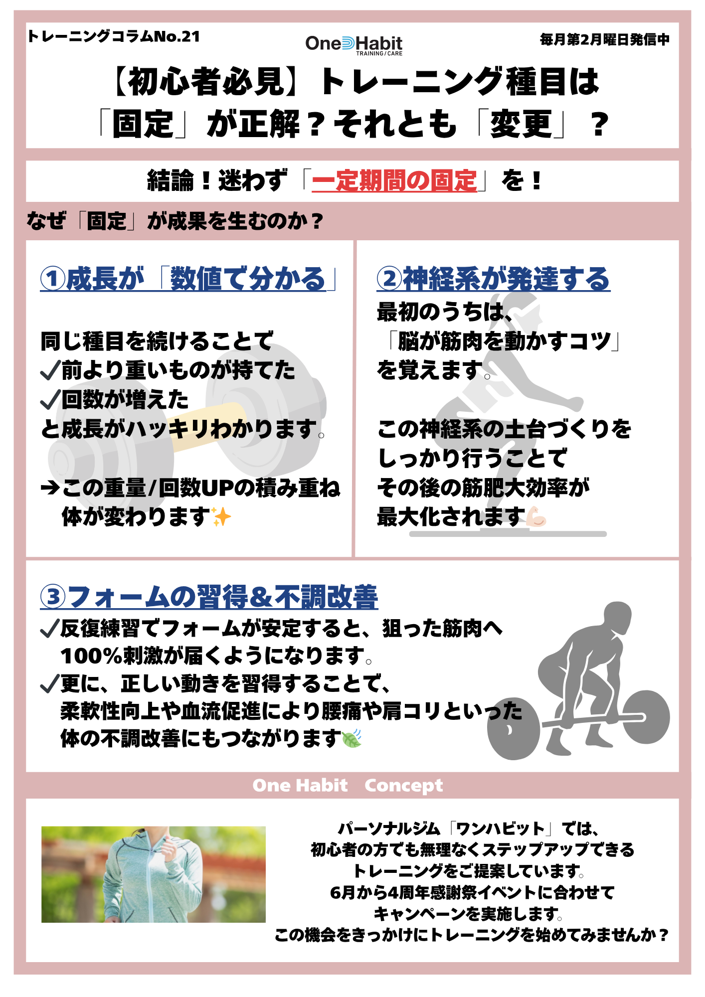 トレーニングコラム２１